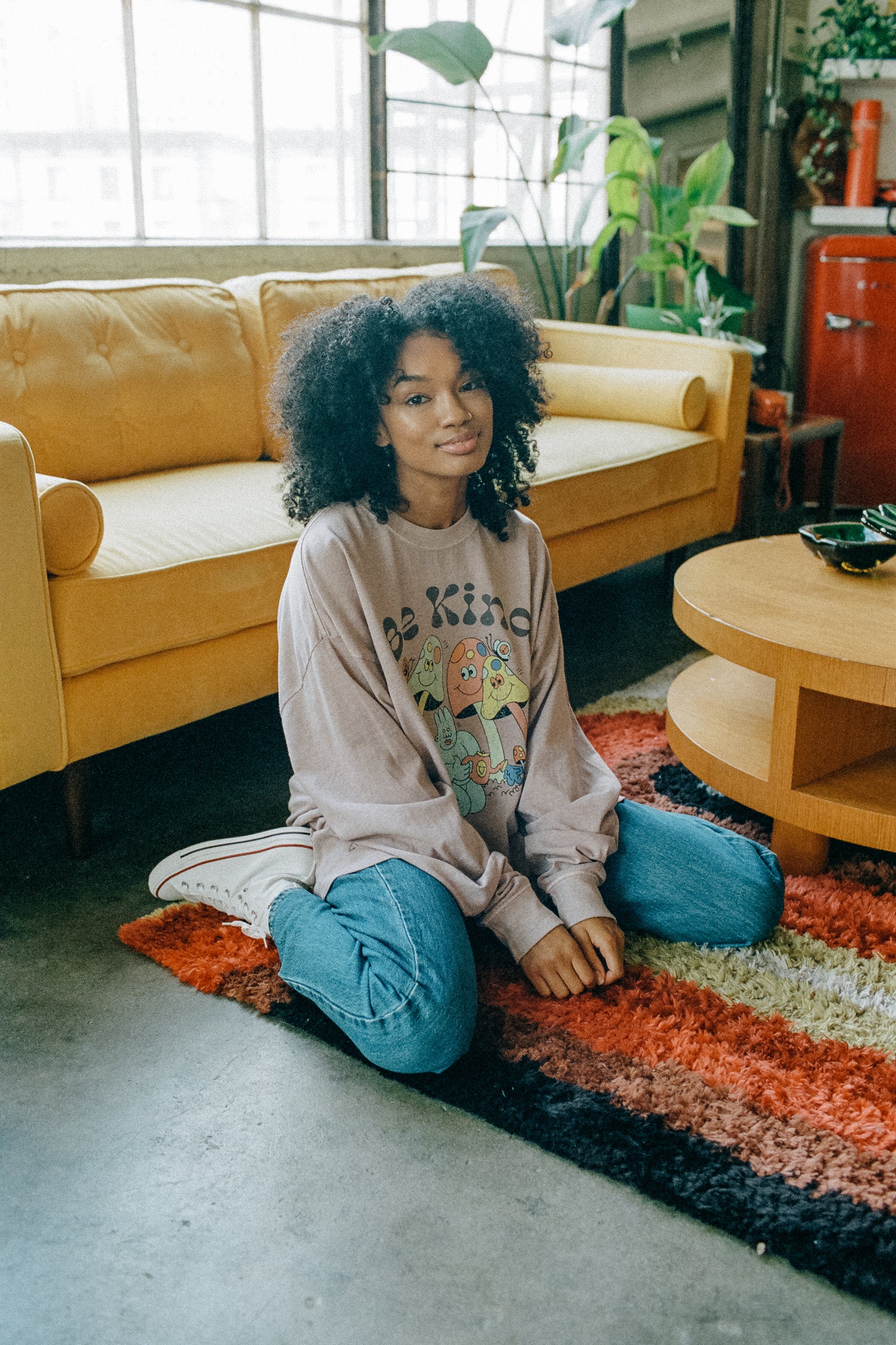 Dreyfus Be Kind Recycled Longsleeve Dad Tee - Image 3