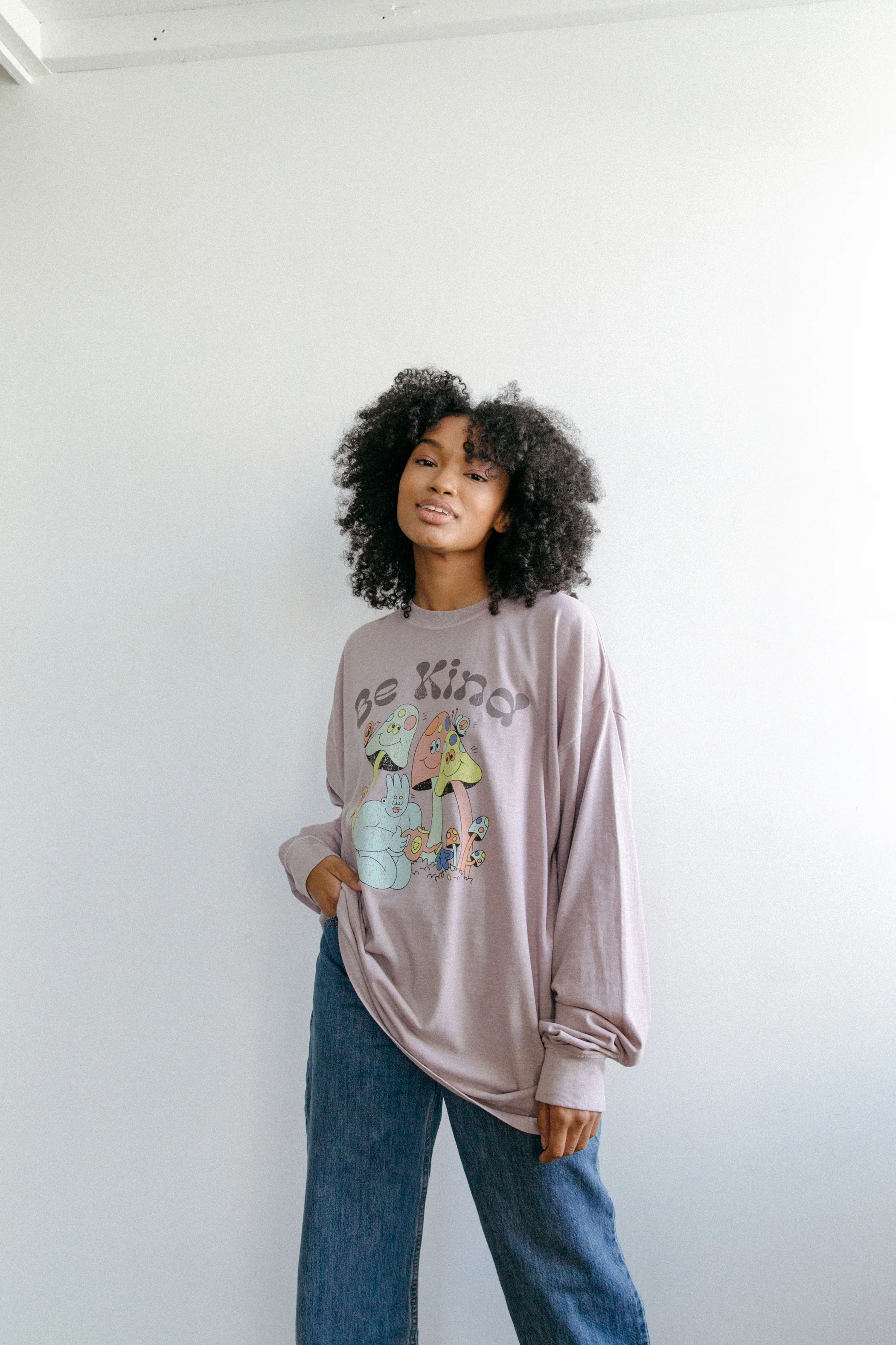 Dreyfus Be Kind Recycled Longsleeve Dad Tee - Image 5