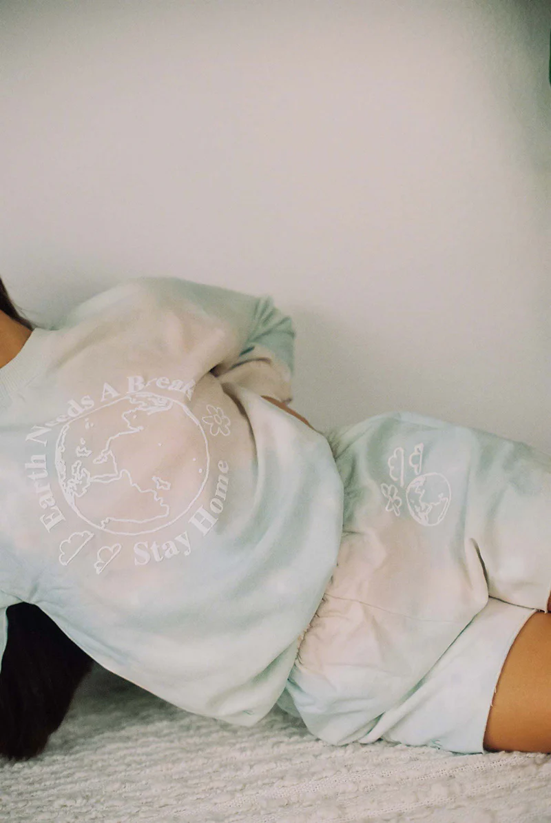 Earth Needs A Break Recycled Fleece Shorts - Image 5