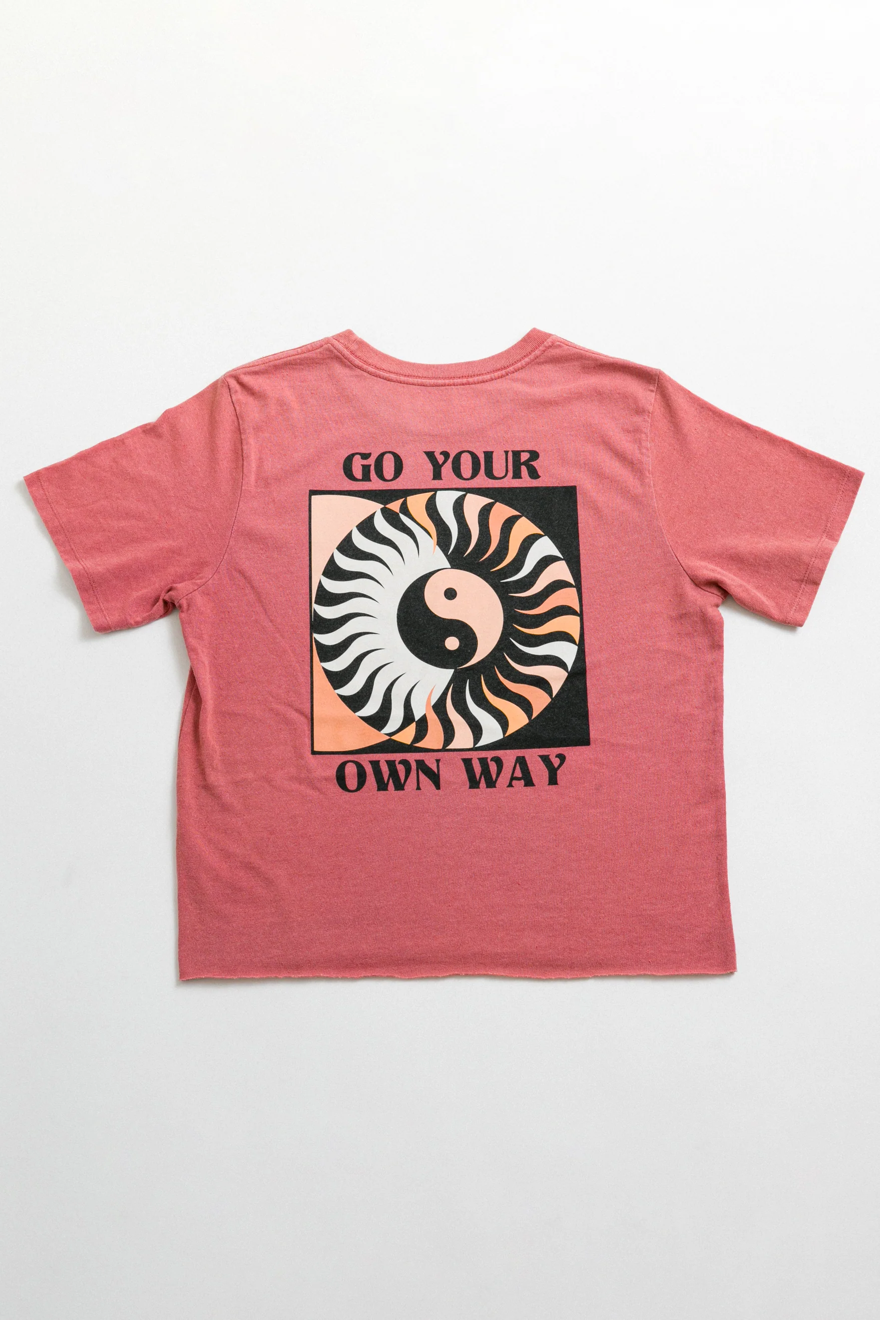 Go Your Own Way Recycled Raw Edge Tee - Image 3
