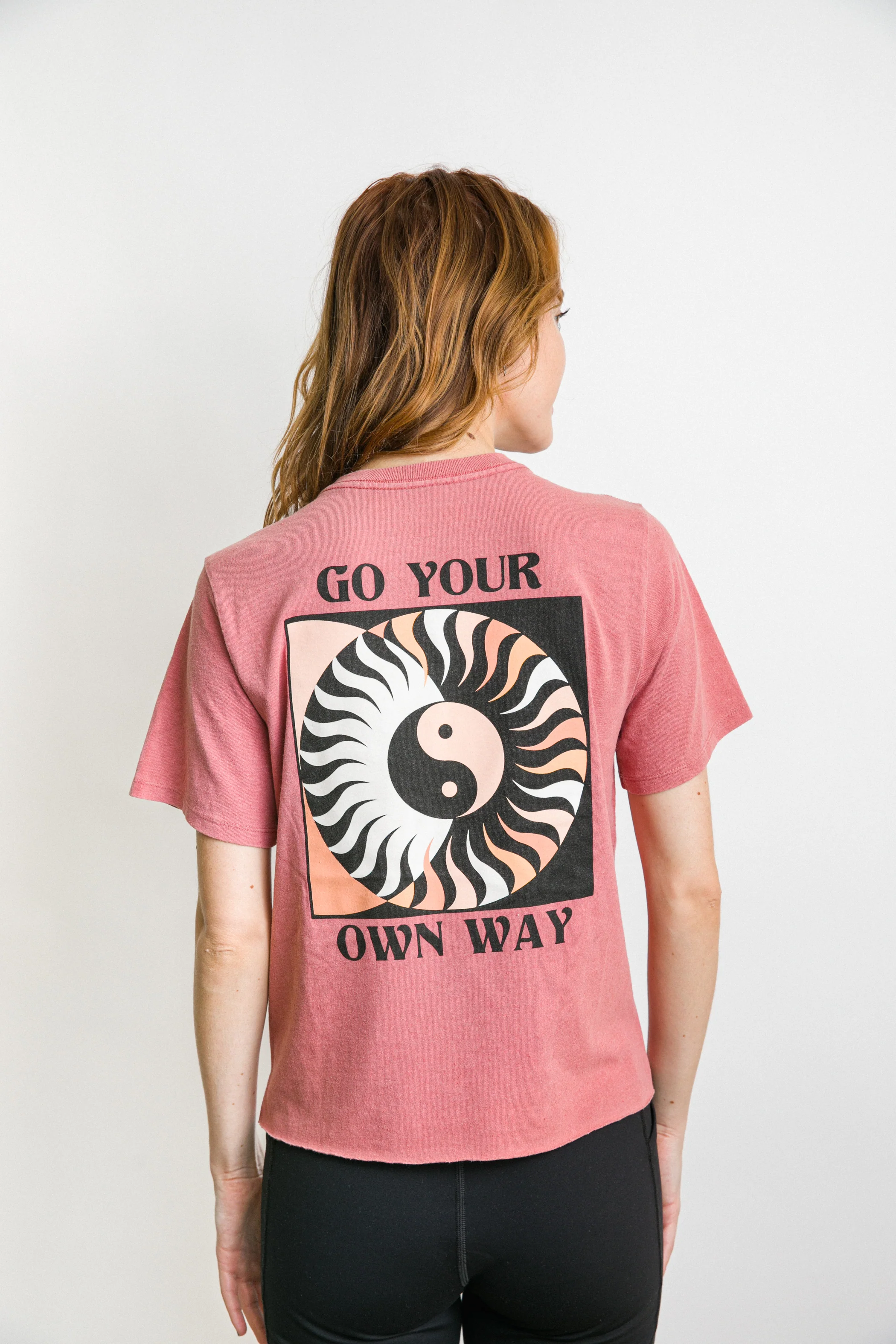 Go Your Own Way Recycled Raw Edge Tee - Image 4