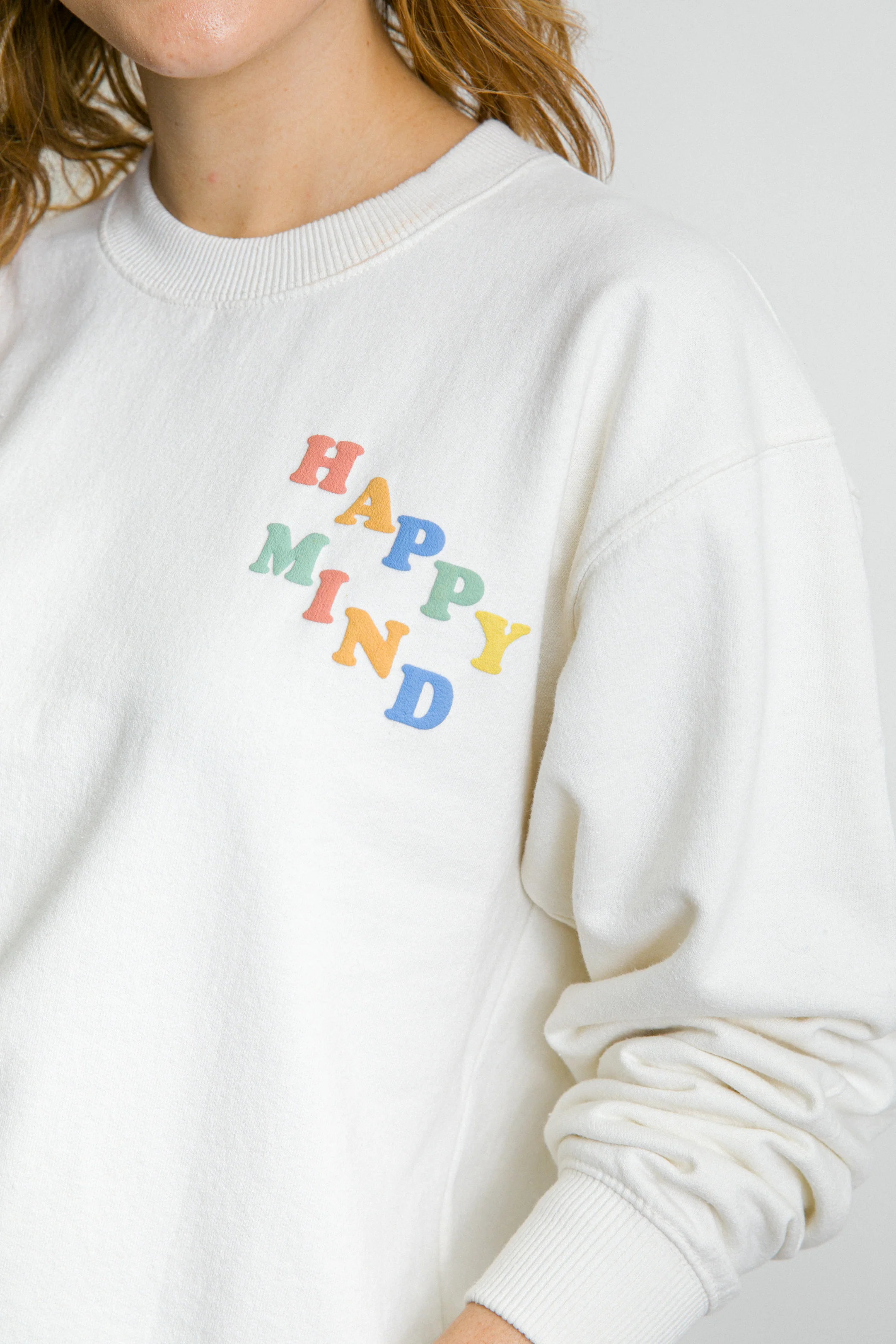 Smiley Happy Mind Recycled Crewneck - Image 4