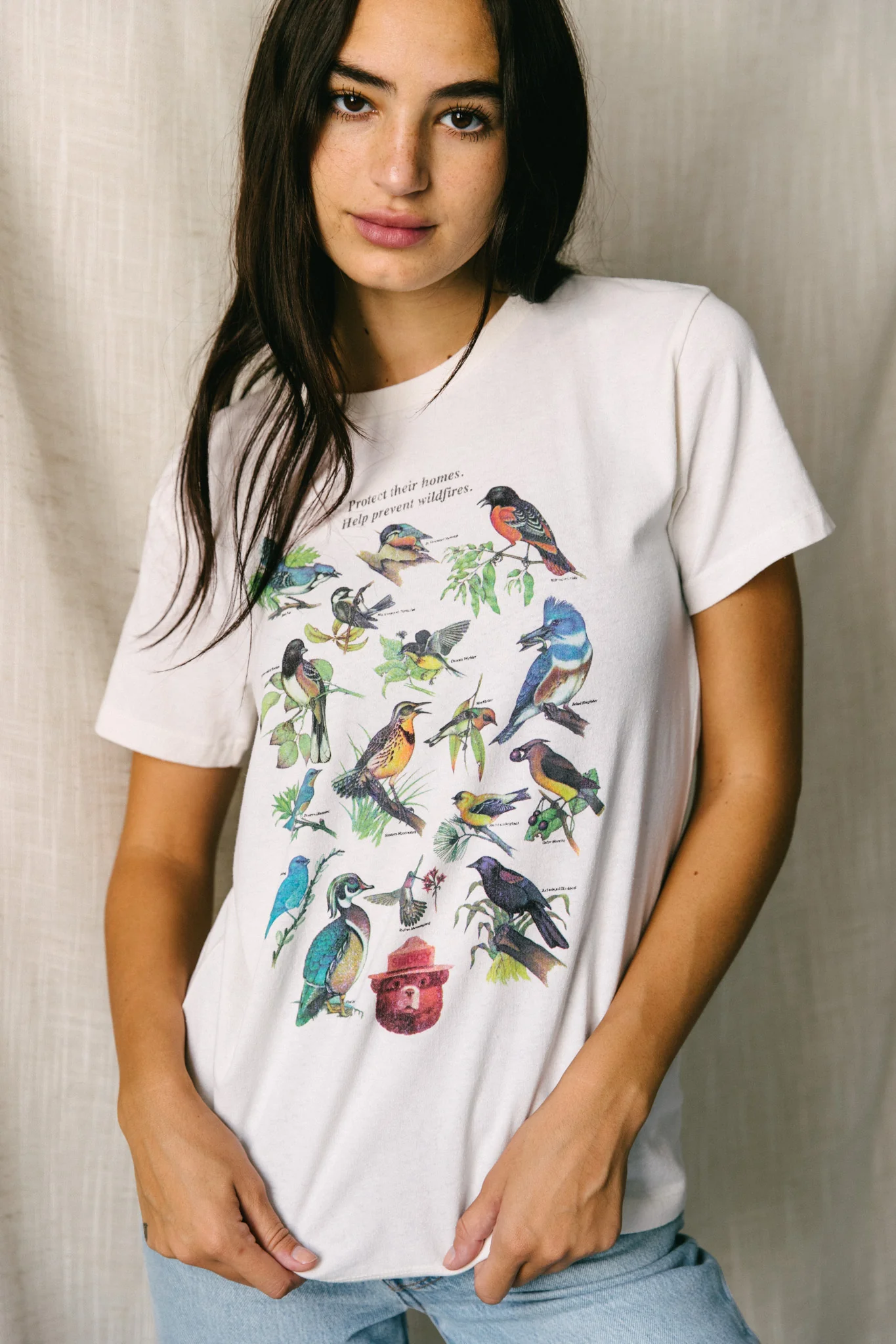 Smokey Birds Recycled Tee - Image 6