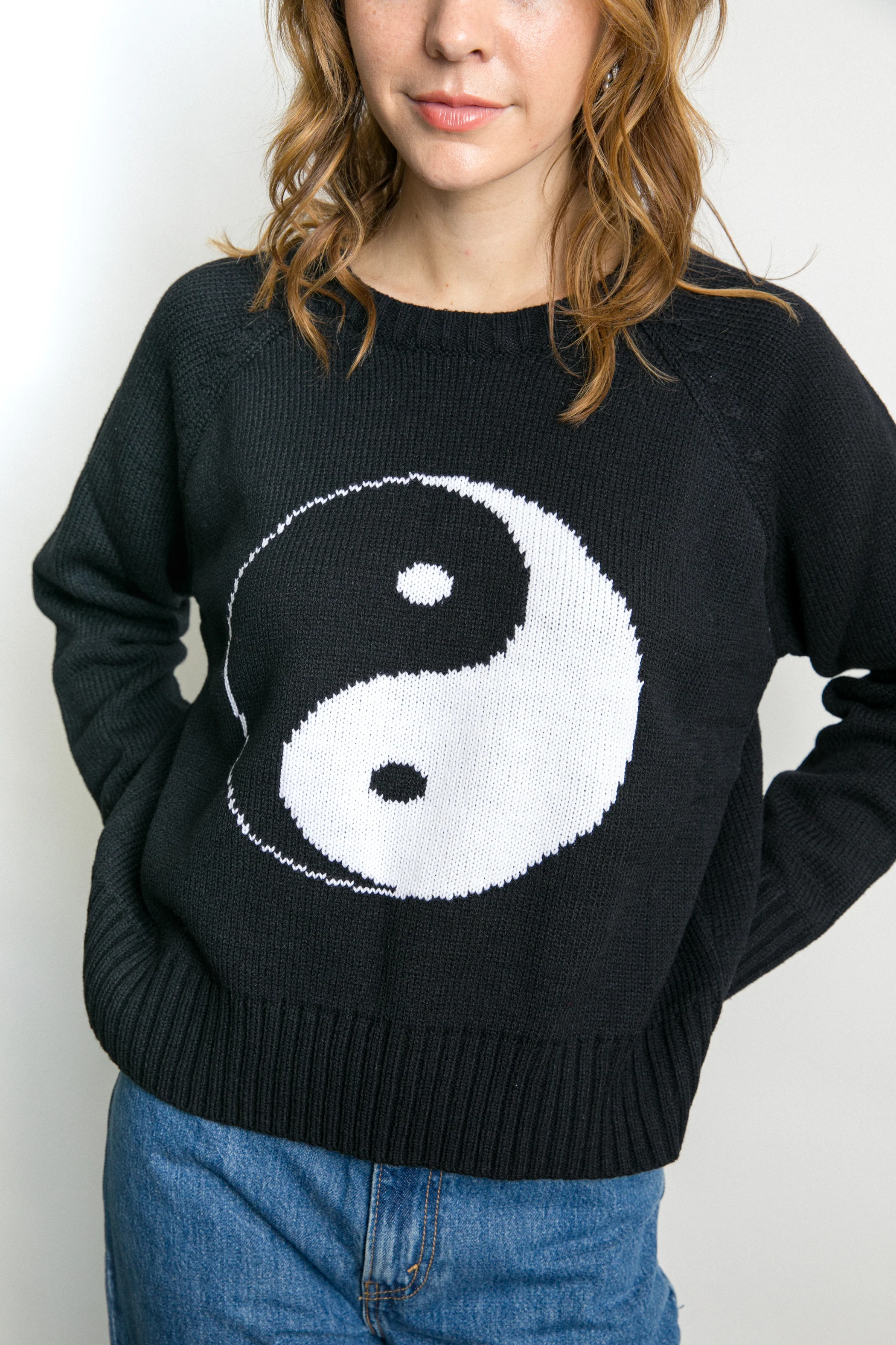 Yin Yang Recycled Knit Sweater - Image 4
