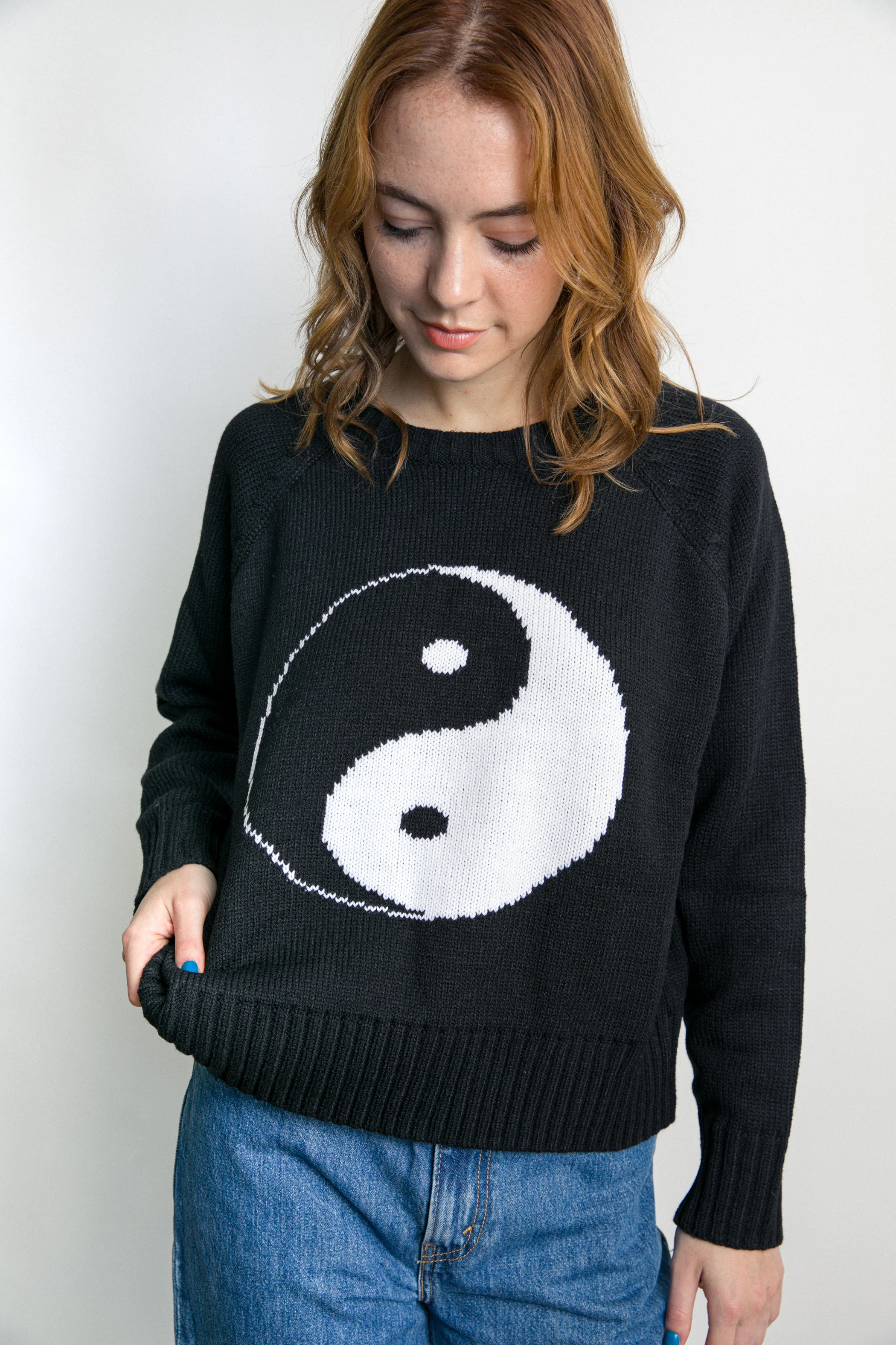 Yin Yang Recycled Knit Sweater - Image 5